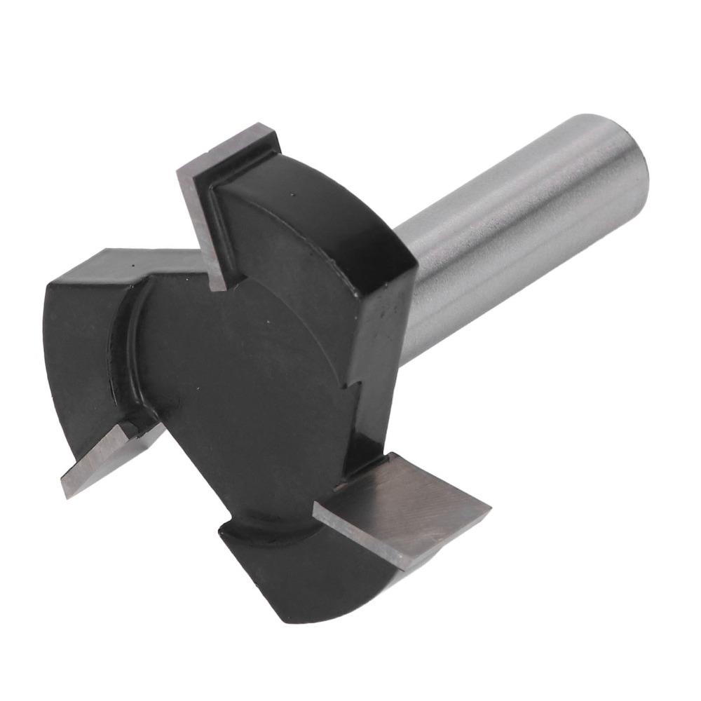 T Shaped Design Wood Milling Cutter 3 Teeth Slab Flattening Router Bit For CNC Machine