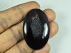 30X40X05 MM Dyed Black Onyx Druzy Agate Oval Cabochon Loose Gemstone 63Cts. SK-4670