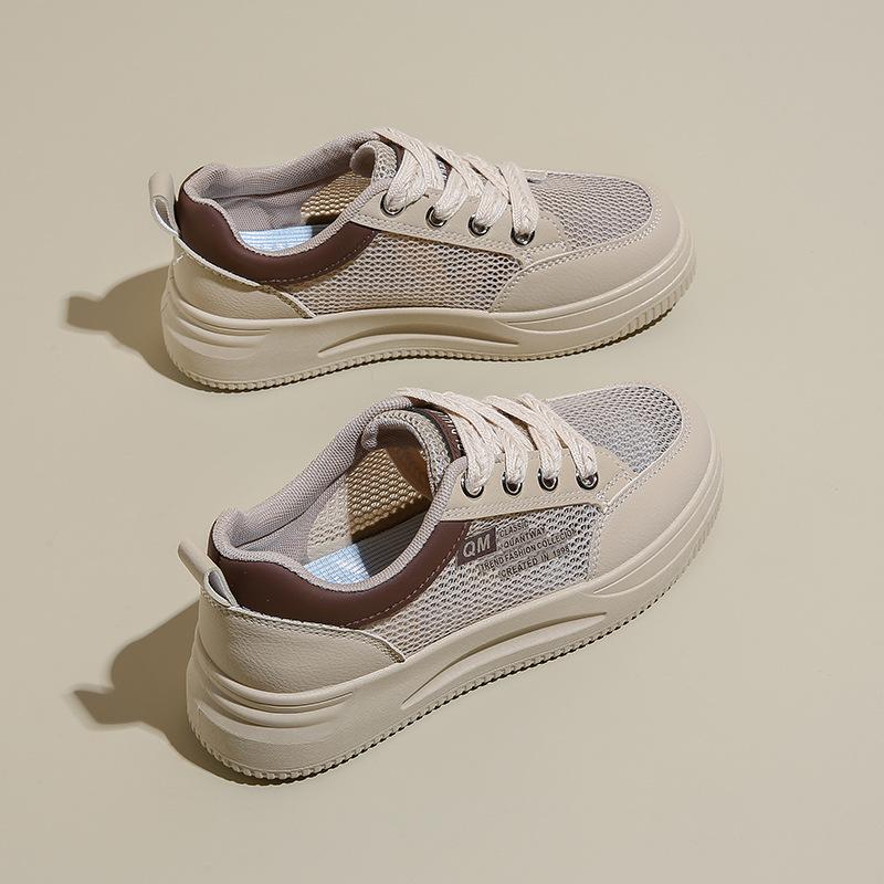 Summer new hollow little white shoes female students thick-soled versatile casual women's shoes 6-