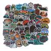 50Pcs Camping Landscape Sticker Outdoor Adventure Suitcase Laptop Guitar Sticker