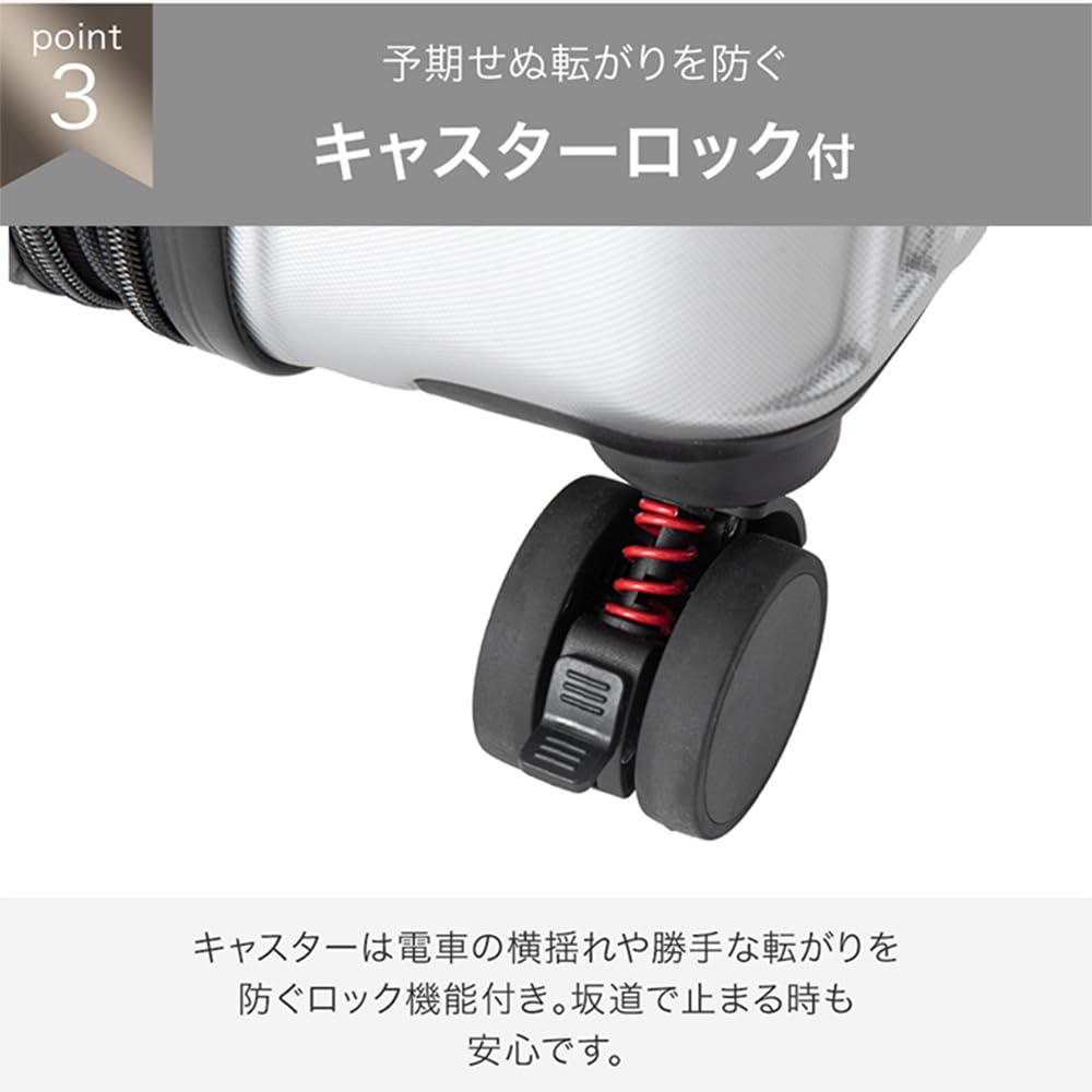 Из Carry S Large для TSA Gusset Up Sturdy Suitcase [Gen Drawers] Case, Размер, Вместимость, 40 л, Ручная кладь 1-3 ночи, Замок, Функция, Легкий,