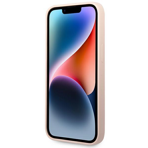 Etui do iPhone 14 Plus Karl Lagerfeld Choupette Silikonowe Jasnoróżowe