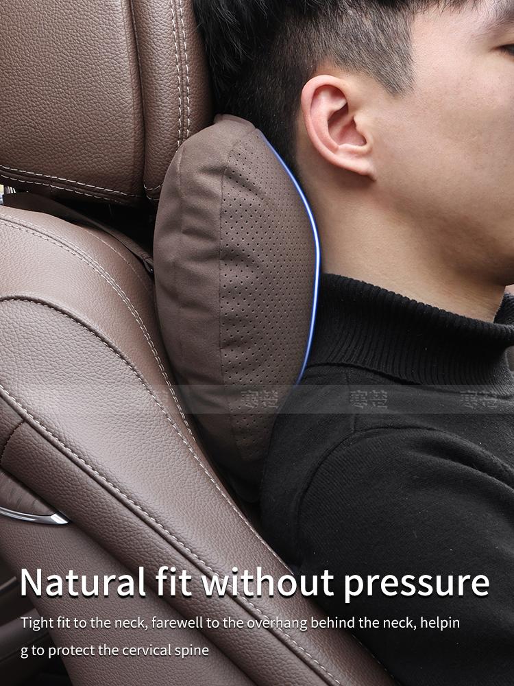 Car Headrest Neck Support Seat Lumbar Cushion Soft Neck Pillow Opel OPCline ASTRA CORSA INSIGNIA MOKKA VECTRA ZAFIRA GTC Tigra YU1