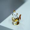Симпатичное украшение из кристаллов для кошек, прозрачная статуэтка кошки, креативная статуэтка кошки, домашний декор