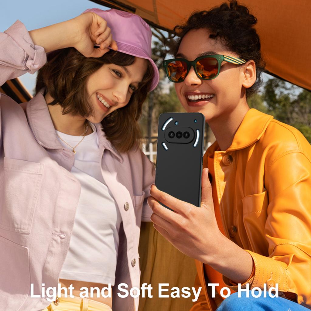 Ни за что Телефон (3a) Чехол, совместимый с MagSafe, противоударный чехол для телефона из жидкого силикона