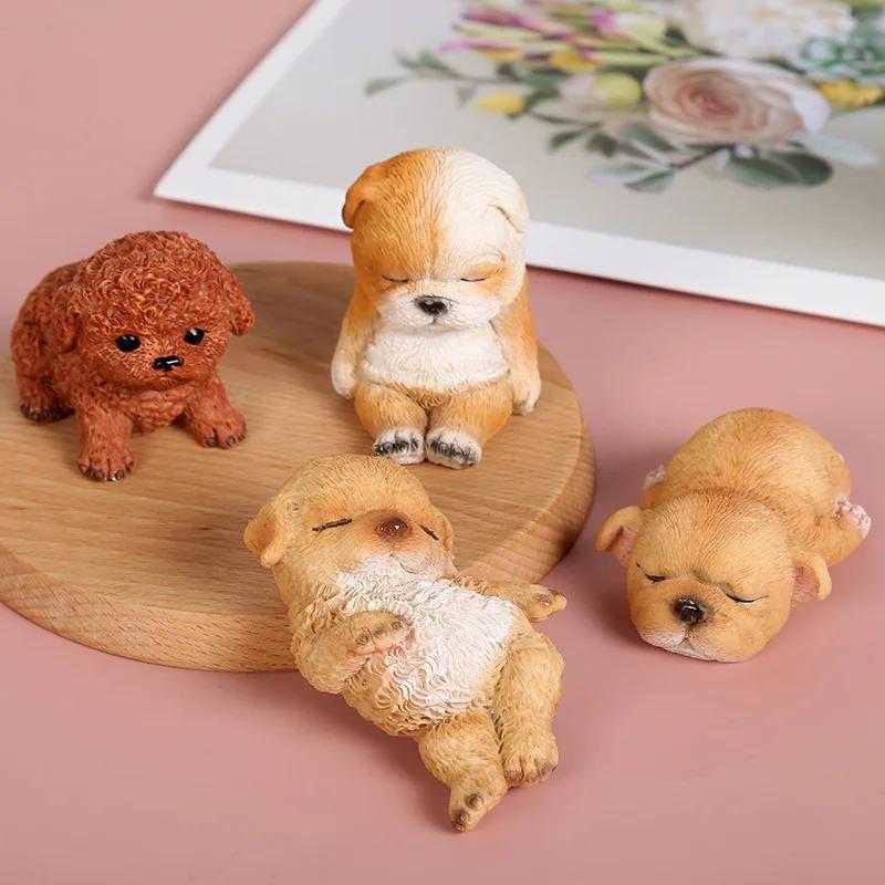 Главная Настольная машина для перевозки животных, модель украшения, мультяшный щенок, силиконовая форма, сделай сам, форма для шоколадного печенья