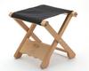 RGM Stool Wood Foldable 320x420x100mm Black (7502)