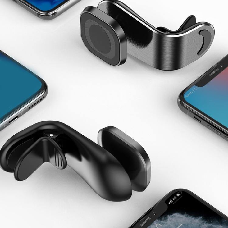 Flexible Impact Absorption Car Phone Holder Highly Power Magnetic Universal Smartphone Fit Simple Assembly for Long Trip