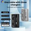 Корпус Power Bank 21700, 1 шт., без пайки, быстрая зарядка PD 20 Вт, со встроенным кабелем, съемный, DIY корпус для аккумулятора - без аккумулятора