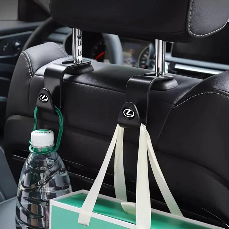 2Pcs Car Seat Storage Hooks Multifunctional Organized Holder For Lexus F SPORT ES RX NX LS UX LM LX GX LC RZ IS CT GS RC HS SC