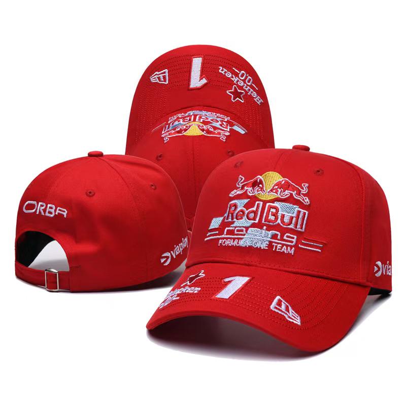 Red Bull Бейсболка гоночной команды Формулы 1 Макс Ферстаппен #1 Вышитая Регулируемая Кепка