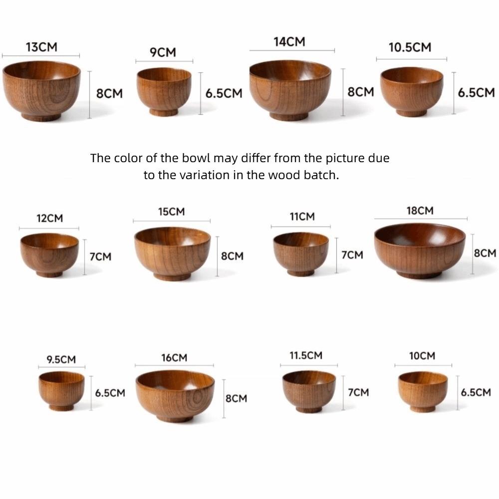 Handmade Crafts Food Containers Japanese Style Wooden Utensils New Wooden Bowls Kitchen Supplies