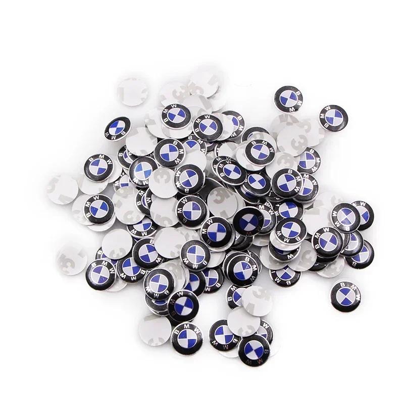 2025 Горячие 50 ШТ 14 мм Значок автомобиля Эмблема наклейка на ключ автомобиля декорация Наклейка Для Bmw e46 e90 e60 e39 f30 e36 f10 f20 e87 e92 e30 e3