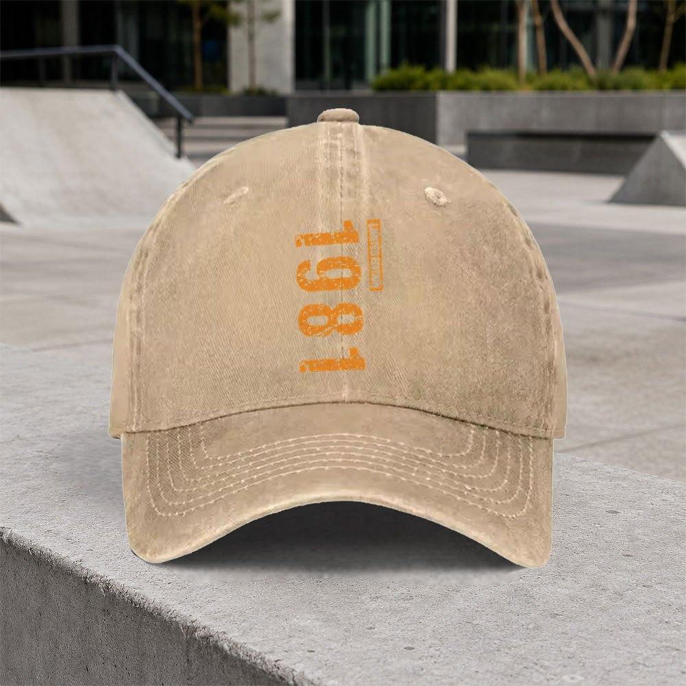 Vintage Limited Edition Adjustable Duckbill Baseball Cap Lightweight Washed Unisex Outdoor Daily Party Wear