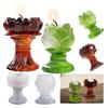Lotus Mirror Candle Holder Resin Molds Tray Silicone Molds for Resin Epoxy Casting Mold for DIY Candlestick Jewelry