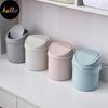 Compact Desktop Waste Can Modern Convenient Detachable Plastic Desktop Mini Waste Can