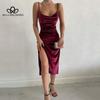Женское новое весеннее модное сексуальное тонкое платье с лямкой на шее, женское платье в клубном стиле, пляжное платье