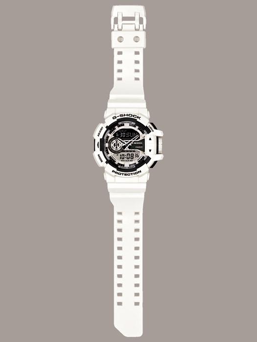 Casio Мужские часы G-SHOCK из смолы, водостойкость 200 м, цифровые, ударопрочные, кварцевые, GA-400-7A