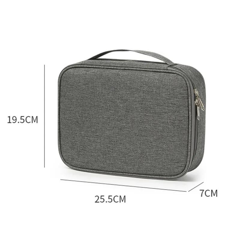 Portable USB Data Line Charger Storage Bag Travel Cable Organizer Waterproof Cable Storage Bag Digital Electronic Organizer