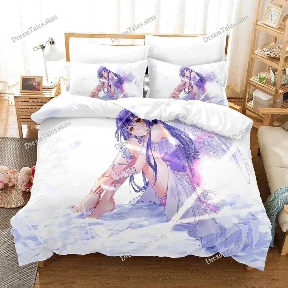 3D-мультфильмы LoveLive! Школьный Идол Проект Комплекты Постельного Белья Комплект Пододеяльника с Наволочкой Односпальная Полная Евро Кровать Постельное Белье Кровать