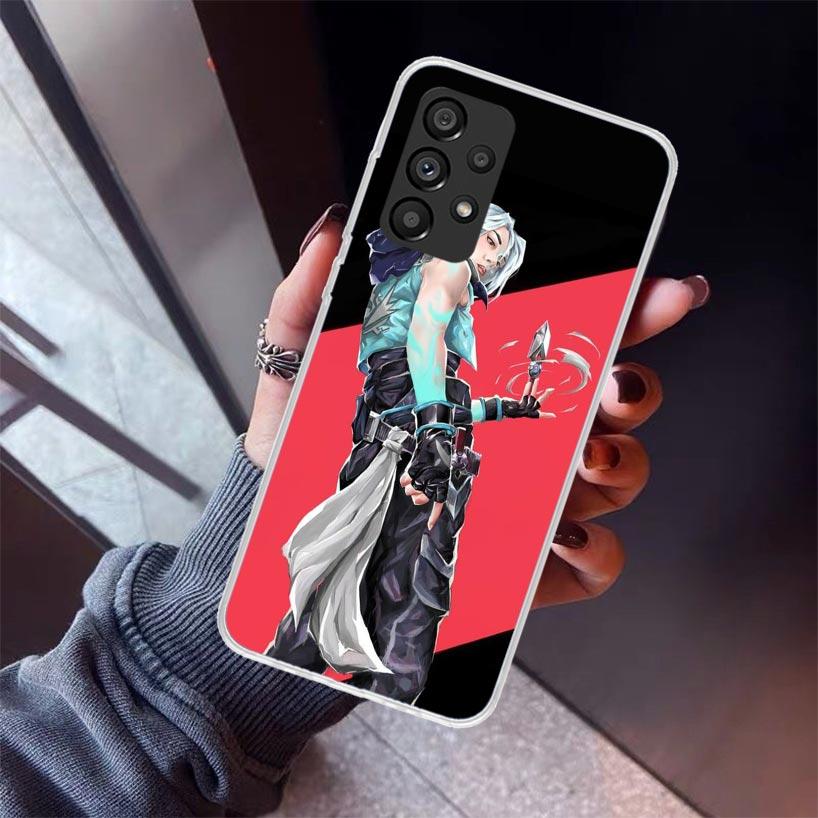 Valorant Jett Phone Case For Samsung Galaxy A17 A57 A37 A16 A26 A36 A56 A15 A25 A35 A55 A14 A13 A54 A53 A34 A24 A33 A23 Galaxy A