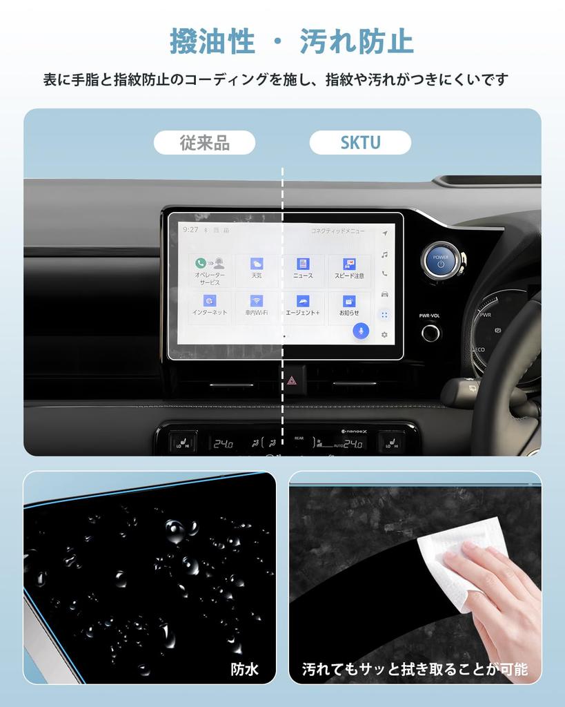 SKTU Нано-пленка 90 дюймов Защитная пленка для навигации автомобиля Дисплей Аудио ЖК-защитный лист HD Гладкое прикосновение Защита от царапин Защита от пятен Тип Набор