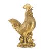 Brass Rooster Cock Figurine Statue Chinese Lucky Fengshui Ornament For Home Office Store Desktop Decoration Handmade Crafts 2025