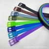New Candy Color 120cm Long Women Belt Men Colorful Friendly Silicone Buckle Design Hypoallergenic Security Check Many Choices