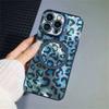 Для iPhone 16 Pro Max Роскошный чехол Magsafe Magnetic Flash Diamond Leopard Print для iPhone 11 12 13 14 15 16 Pro 14 15 16 Plus с защитой объектива