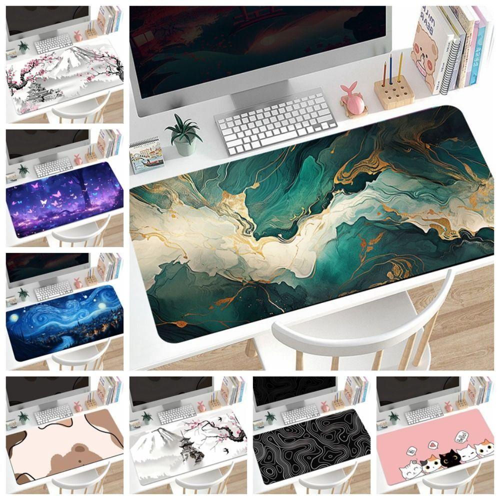 Non-Slip Computer Mouse Pad Rubber Large Mousepad Desk Mat Mause Carpet Office