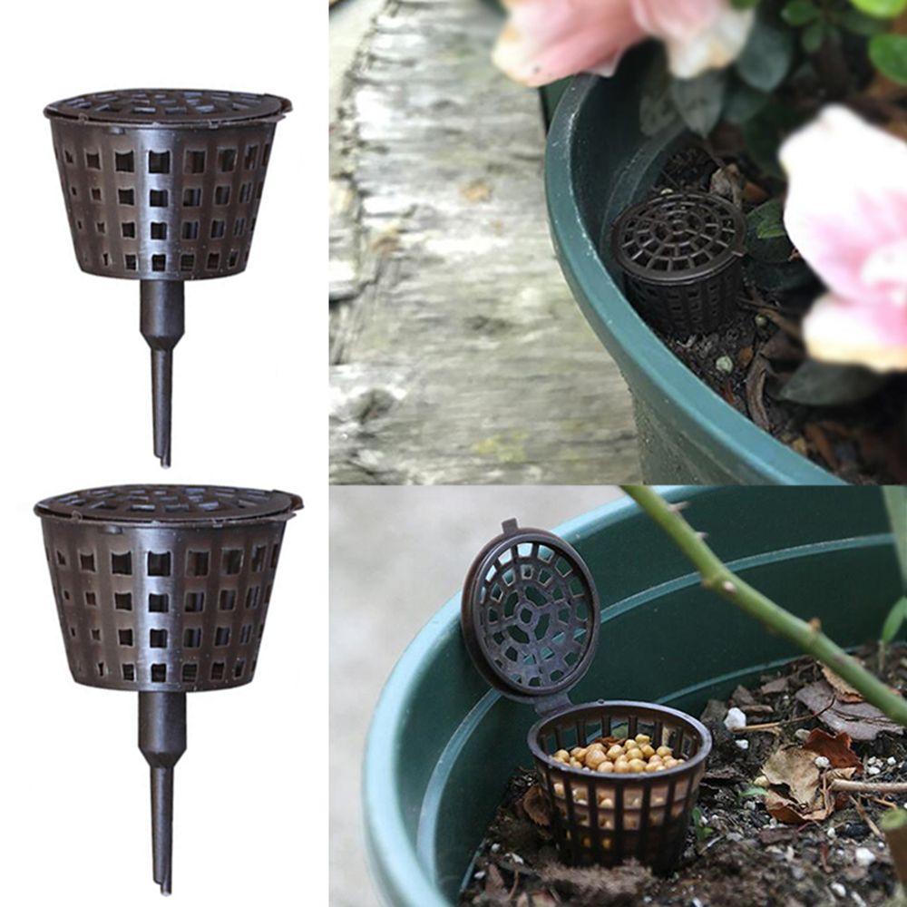 20Pcs Plastic Bonsai Gardening Tools Nursery Pots Plant Growth Fertilizer Box Fertilizer Cover