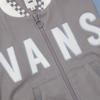 Vans Бейсбольная куртка с длинным рукавом и застежкой-молнией на молнии, короткая женская куртка Frost-Gray VN000GUTAF1