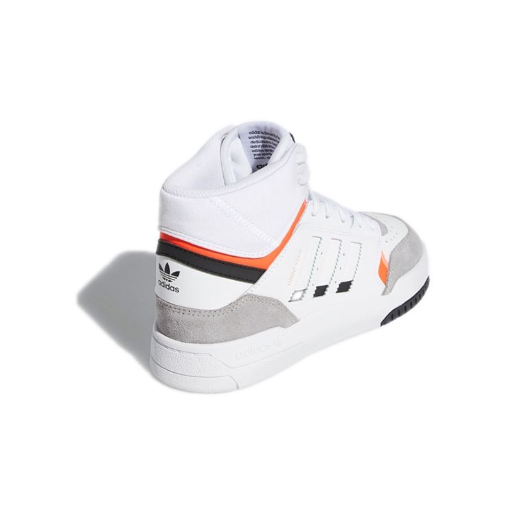 Adidas Оригинальные детские кеды Originals Drop Step J, удобные повседневные высокие, для катания на скейтборде, детские кроссовки, белые серые EE8755