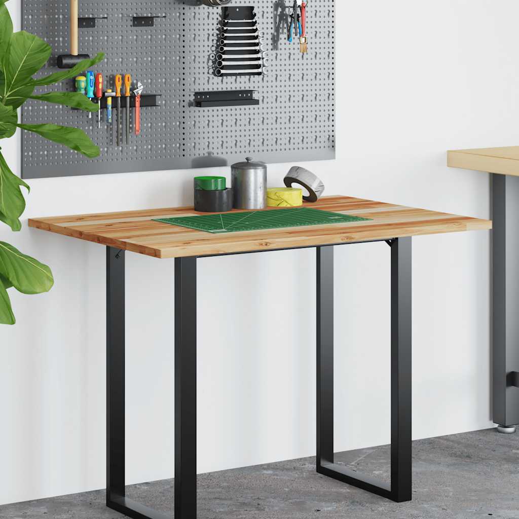 vidaXL Schreibtischplatte Ölbeschichtung 100x70x2 cm Massivholz Akazie