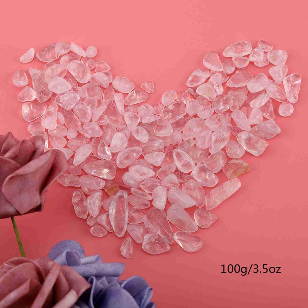 100 grams Polished Crushed Stone Fragments 5-7mm Decorative Rocks  Aquarium Fish Tank