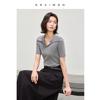 Heavenly Silk Waist Drawn Knitted Sweater