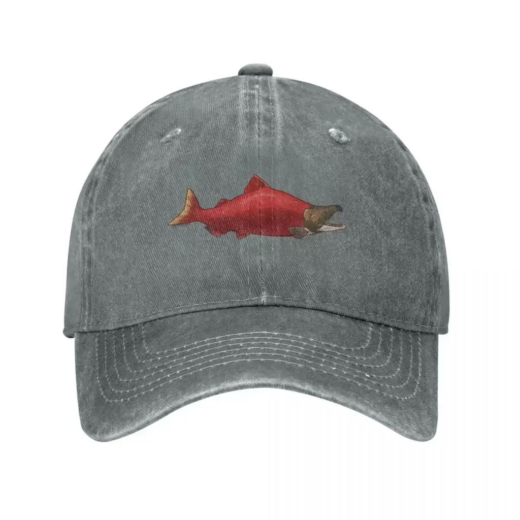 sockeye salmon Baseball Cap Rave Hat Luxury Brand Golf Cap Hats For Women Unisexs