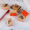 New Stamping For Letters Diary Wooden Rubber Stamps Animal Stamps DIY Craft Scrapbooking