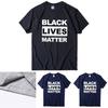Стильная черная футболка 'Black Lives Matter' против расизма для унисекс, повседневная и удобная