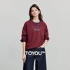 Chuyu Women's Color Block Loose Sweatshirt