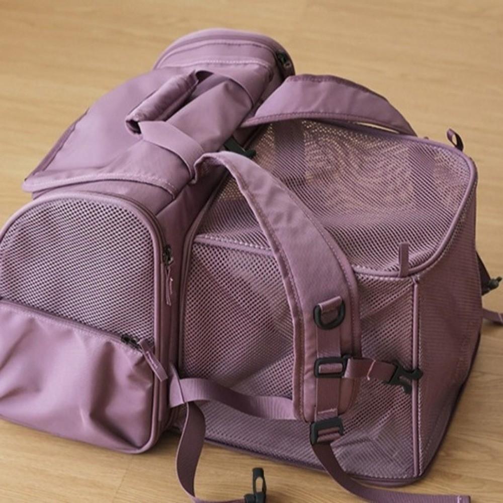Expandable Cat Carrier Backpack Breathable Mesh Expandable Pet Carrier Pet Carrier Bag Small Dog