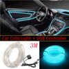 5V USB Светодиодная Лампа Светящийся Провод Гирлянда Лента Атмосферная Лампа Декорация Салона Автомобиля