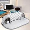 Tunnel Bed for Feline Hideaway Soft Mat Nest Interactive Toy
