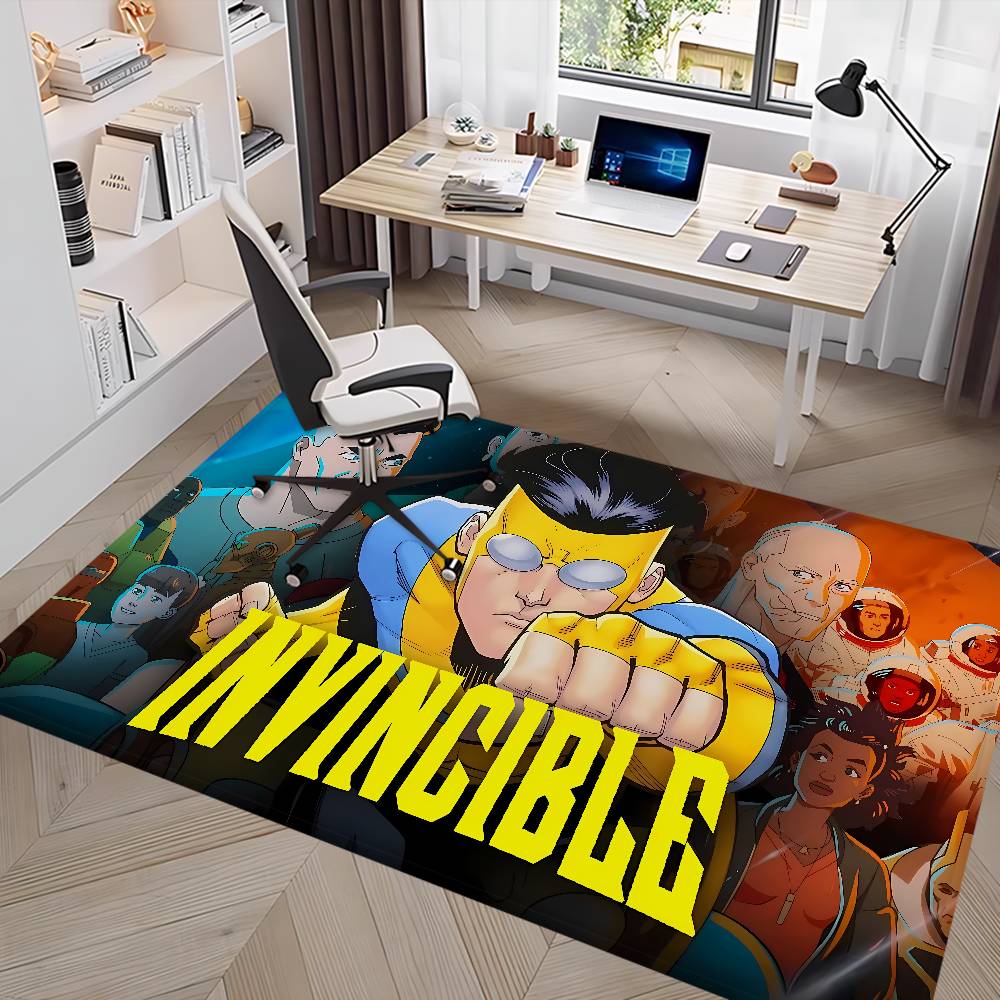 Телевизионный коврик для супергероев I-Invincible Прямоугольный Противоскользящий Домашний Мягкий Коврик для ванной Передняя дверь Внутренний Наружный Коврик Декоративный коврик для отеля