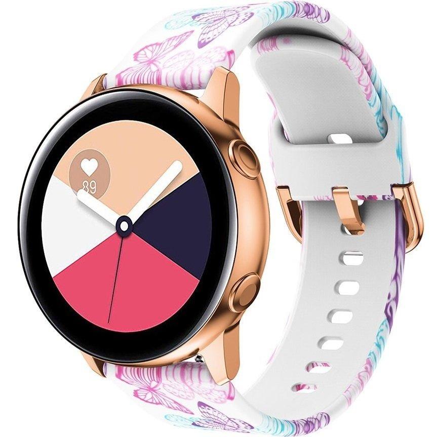 Universal Silicone Strap 20mm, Butterfly