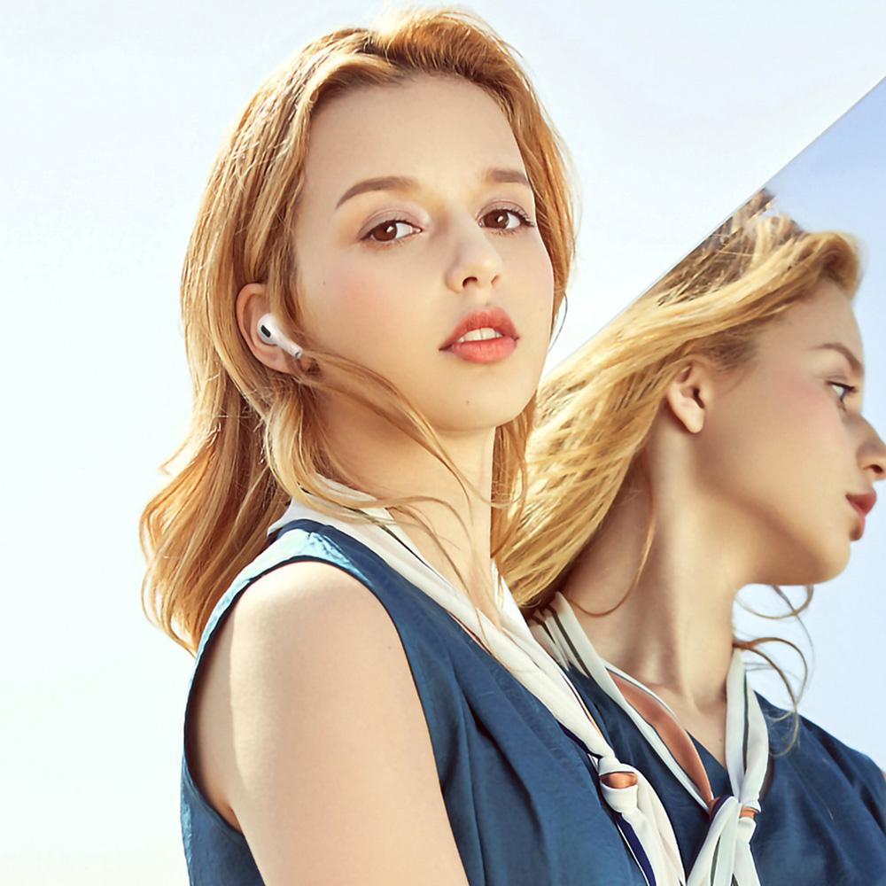 Lenovo Беспроводные наушники LP40 TWS с сенсорным управлением, функцией громкой связи, стереозвуком, шумоподавлением, водонепроницаемые гарнитуры с бинауральным дизайном и микрофоном