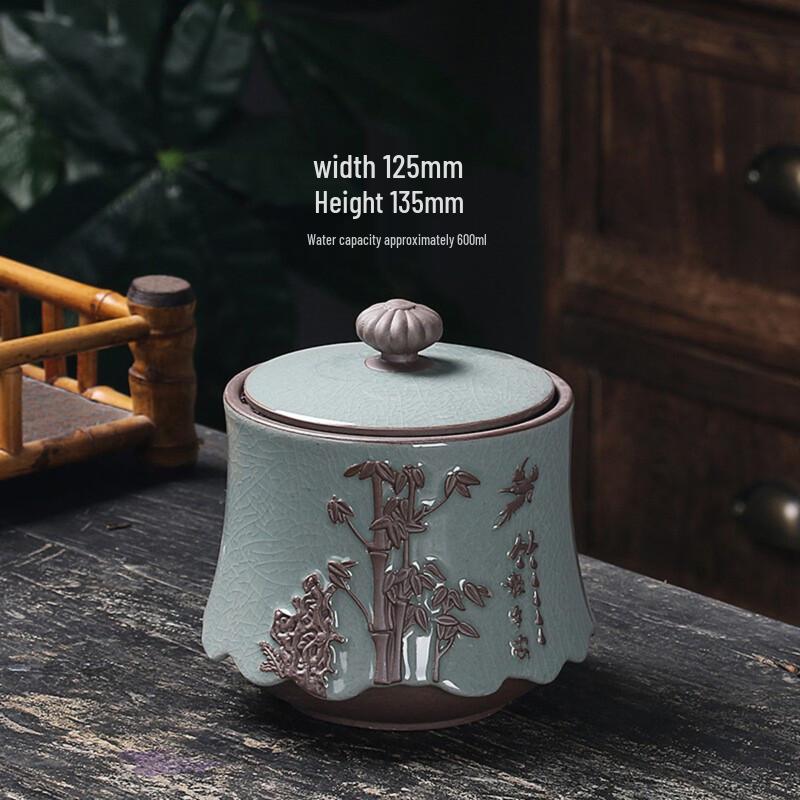 Керамическая банка для хранения чая ZhiShi из селадона