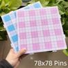78x78Pins Fuse Beads Pegboards Heat Resistant 2.6mm Beads Hama Beads Pegboards Lengthen Nails Square Melting Beads Boards