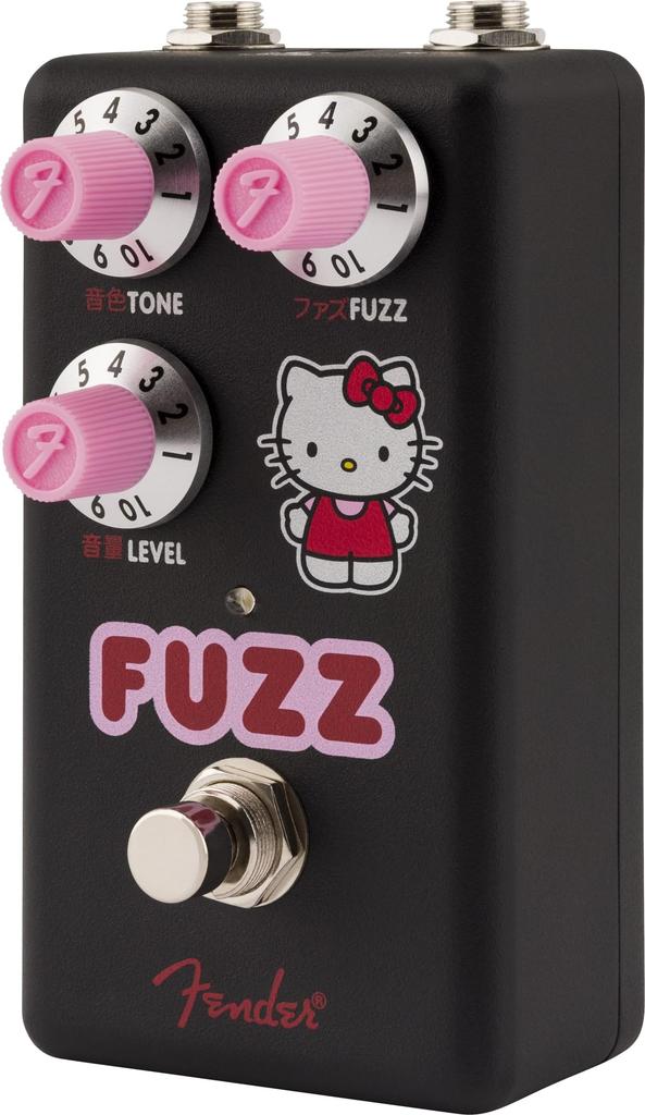 X Hello Kitty Black Fuzz Pedal Fuzz Hello Kitty Fender/Fender