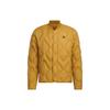 adidas Облегченная пуховая куртка в стиле Varsity, унисекс, стеганая, ветрозащитная, теплая верхняя одежда, желтая IX7085